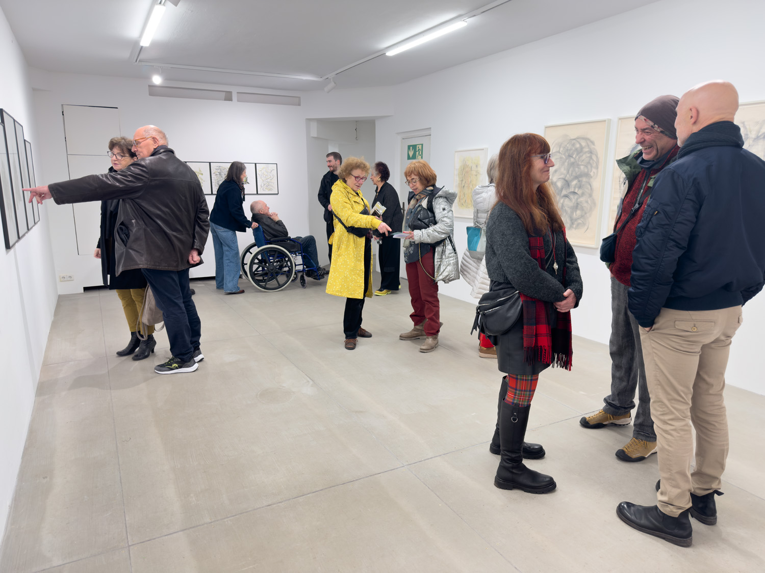 Andrea Morein, Notes on Belonging, Ausstellung in der Galerie der Kunststiftung K52, Berlin, Eröffnung